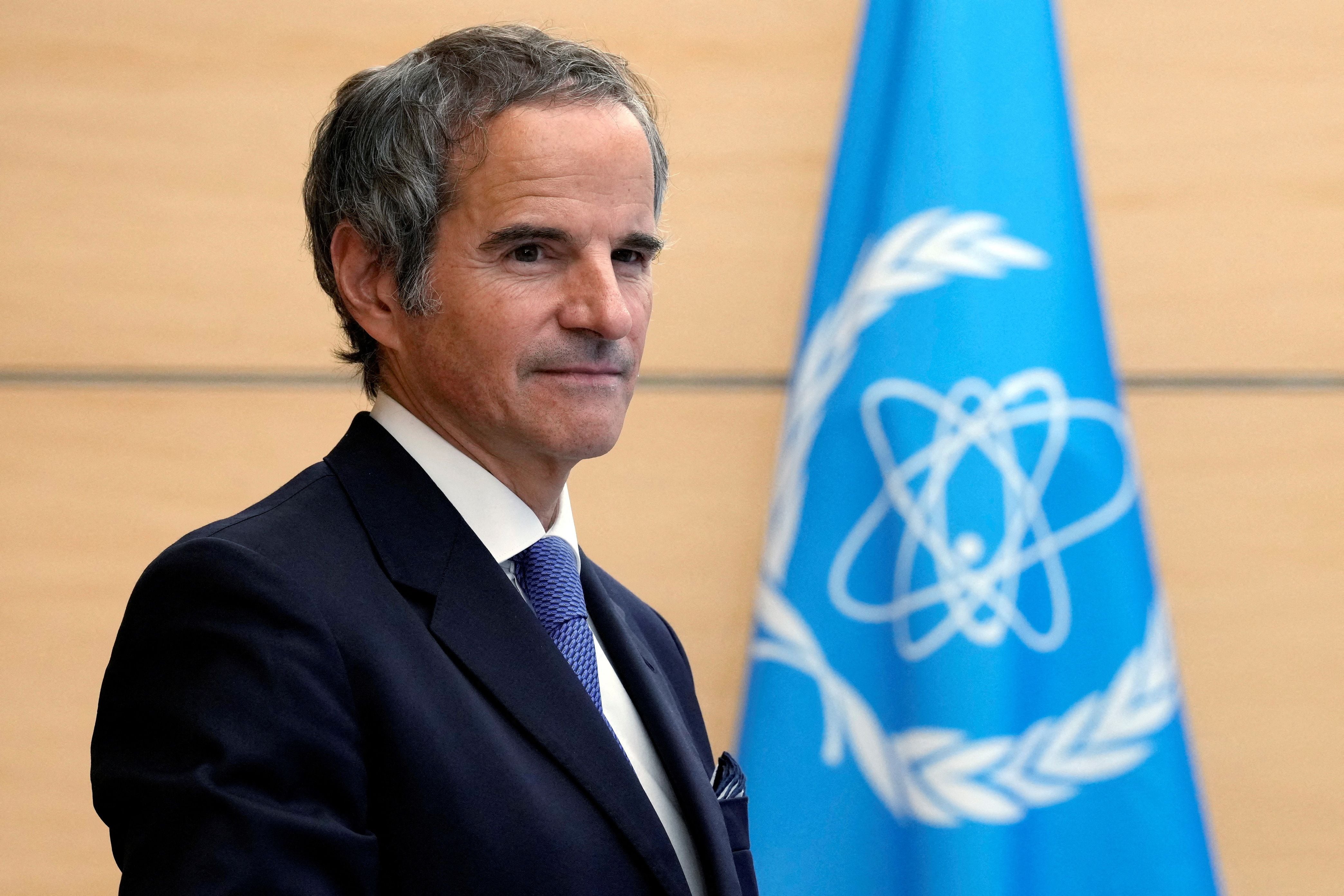 Rafael Mariano Grossi, director del OIEA (via Reuters)