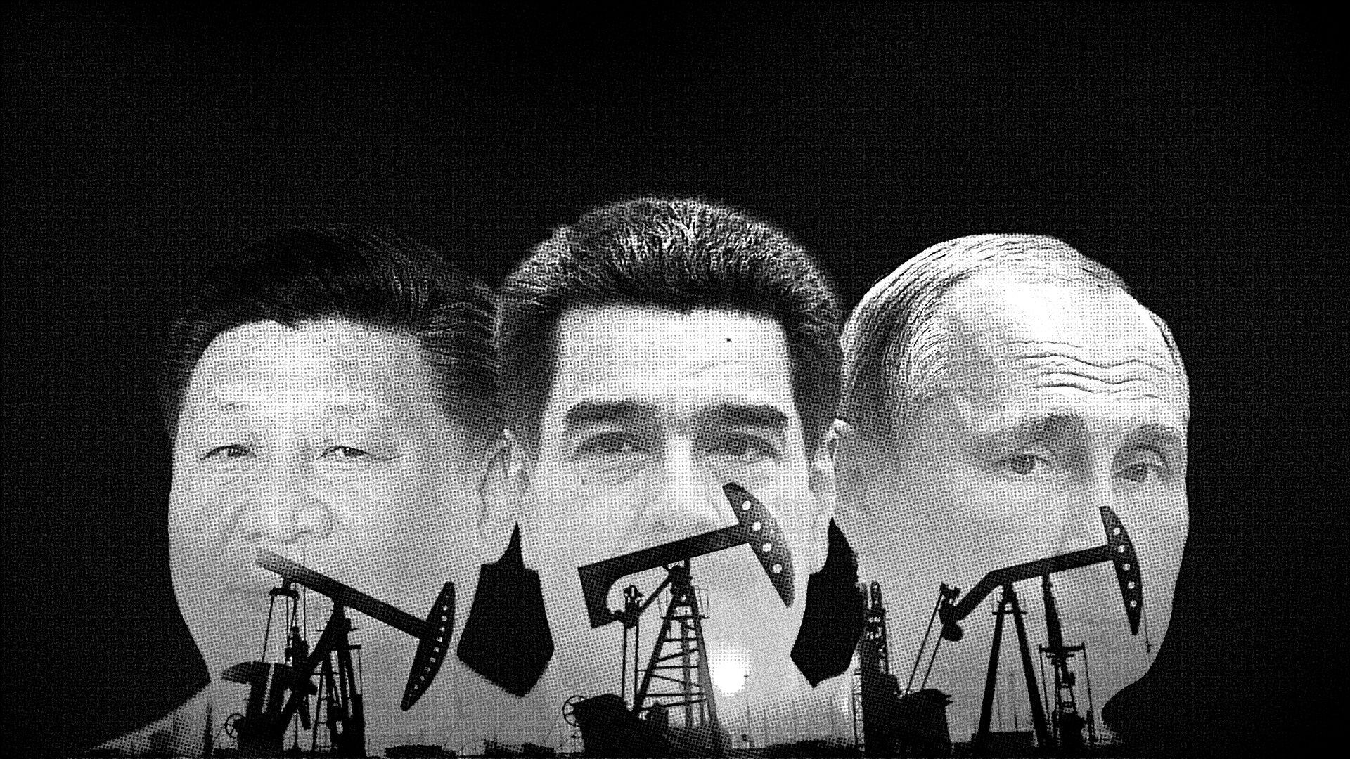 Xi Jinping, Nicolás Maduro y Vladimir Putin, unidos por el petróleo