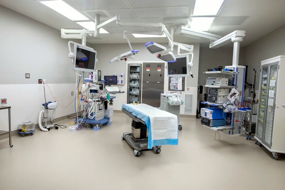 Una sala del centro médico de la universidad MUSC (Sarah Pack/MUSC)