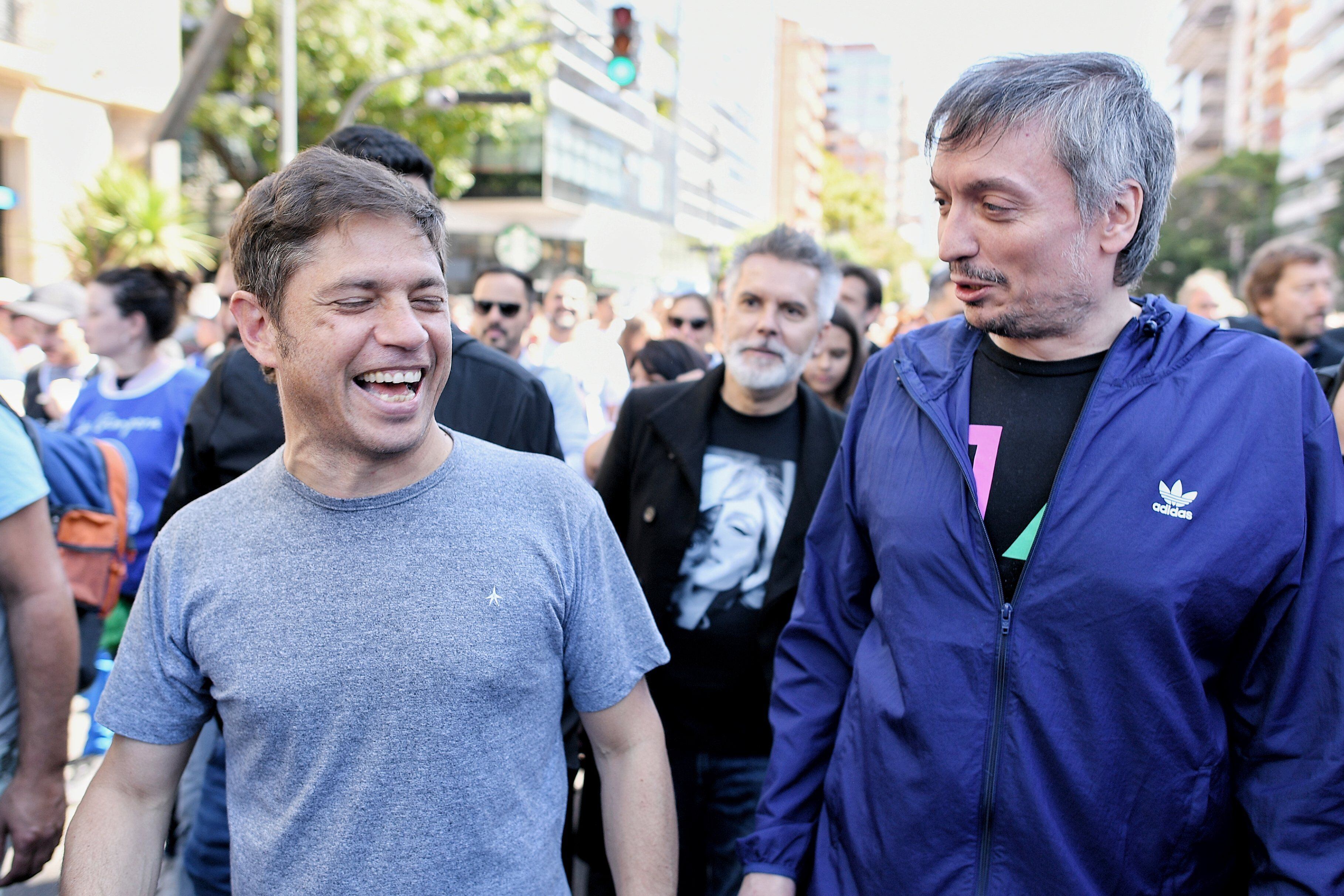 Kicillof y Máximo Kirchner