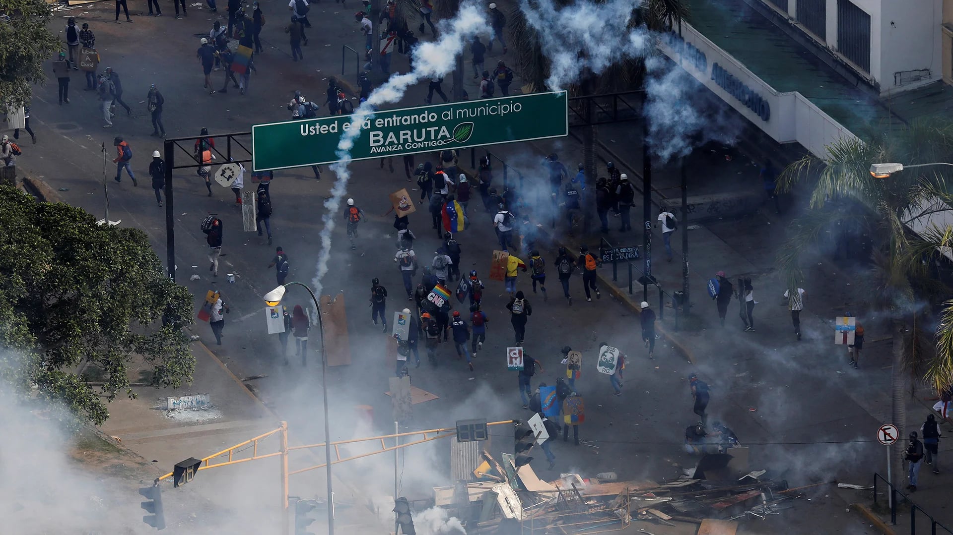 Las marchas fueron reprimidas por el régimen militar de Nicolás Maduro (Reuters)