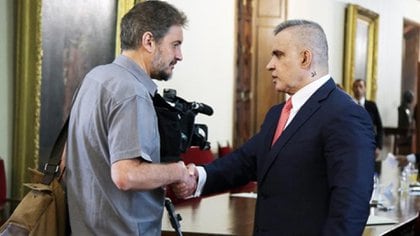 José María Aranas en el 2019 reunido con Tarek William Saab