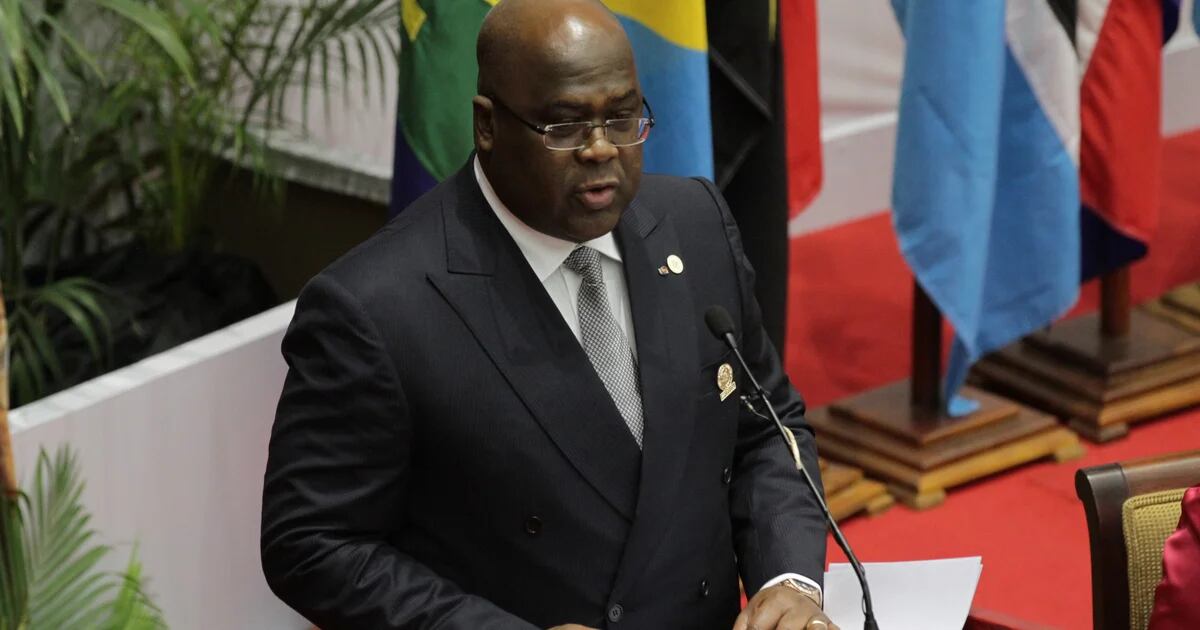 Tshisekedi celebrates his victory in the presidential elections in the Democratic Republic of the Congo