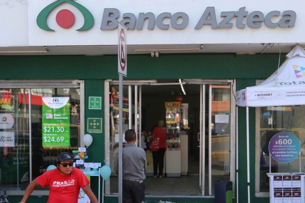 Banco azteca (Foto: Cuartoscuro)