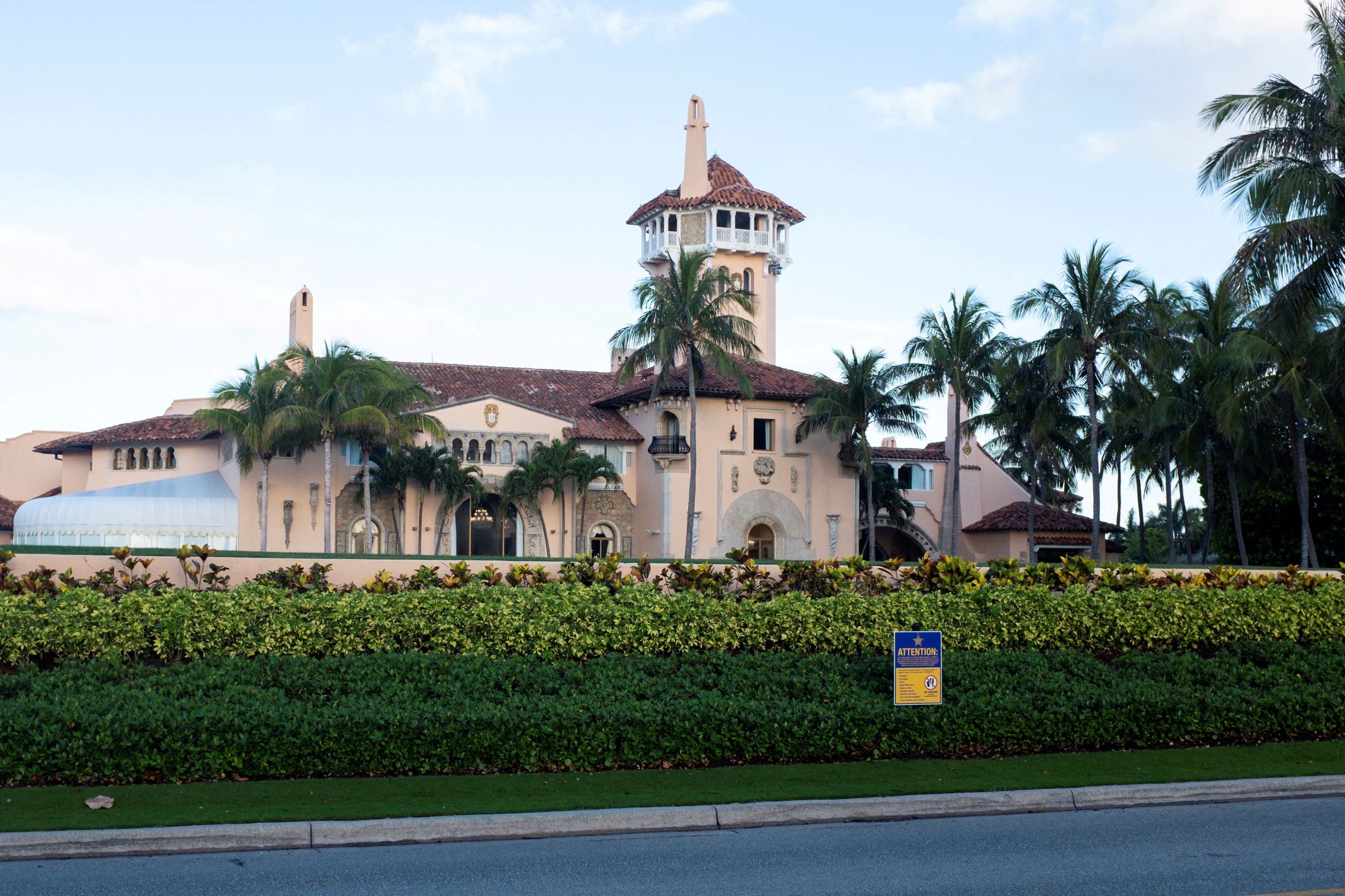 Una vista del complejo Mar-a-Lago del expresidente estadounidense Donald Trump. REUTERS/Marco Bello/Foto de archivo