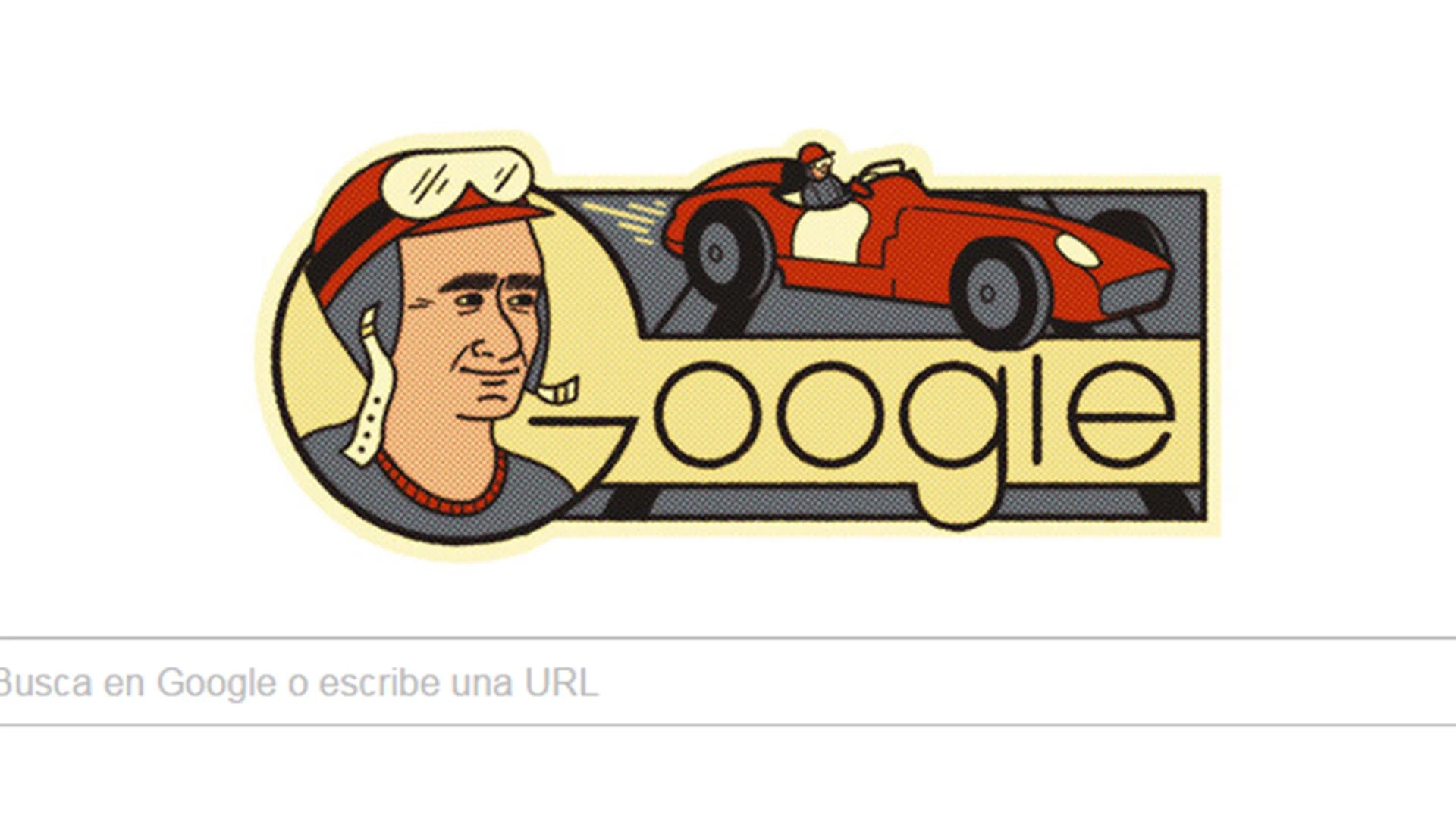 Google recordó el nacimiento de Juan Manuel Fangio