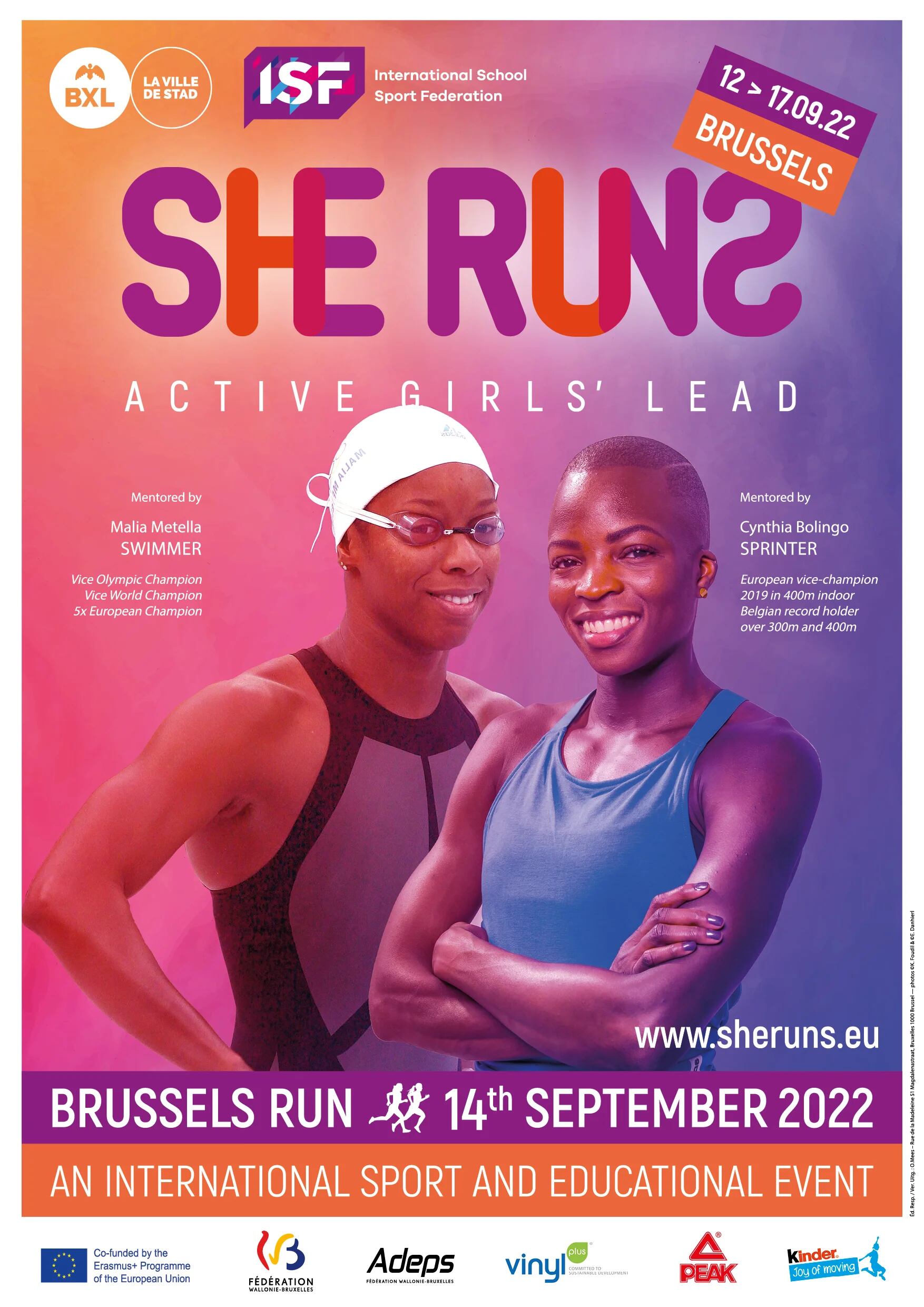 Second edition of ISF She Runs Active Girls’ Lead set to kick off in Brussels