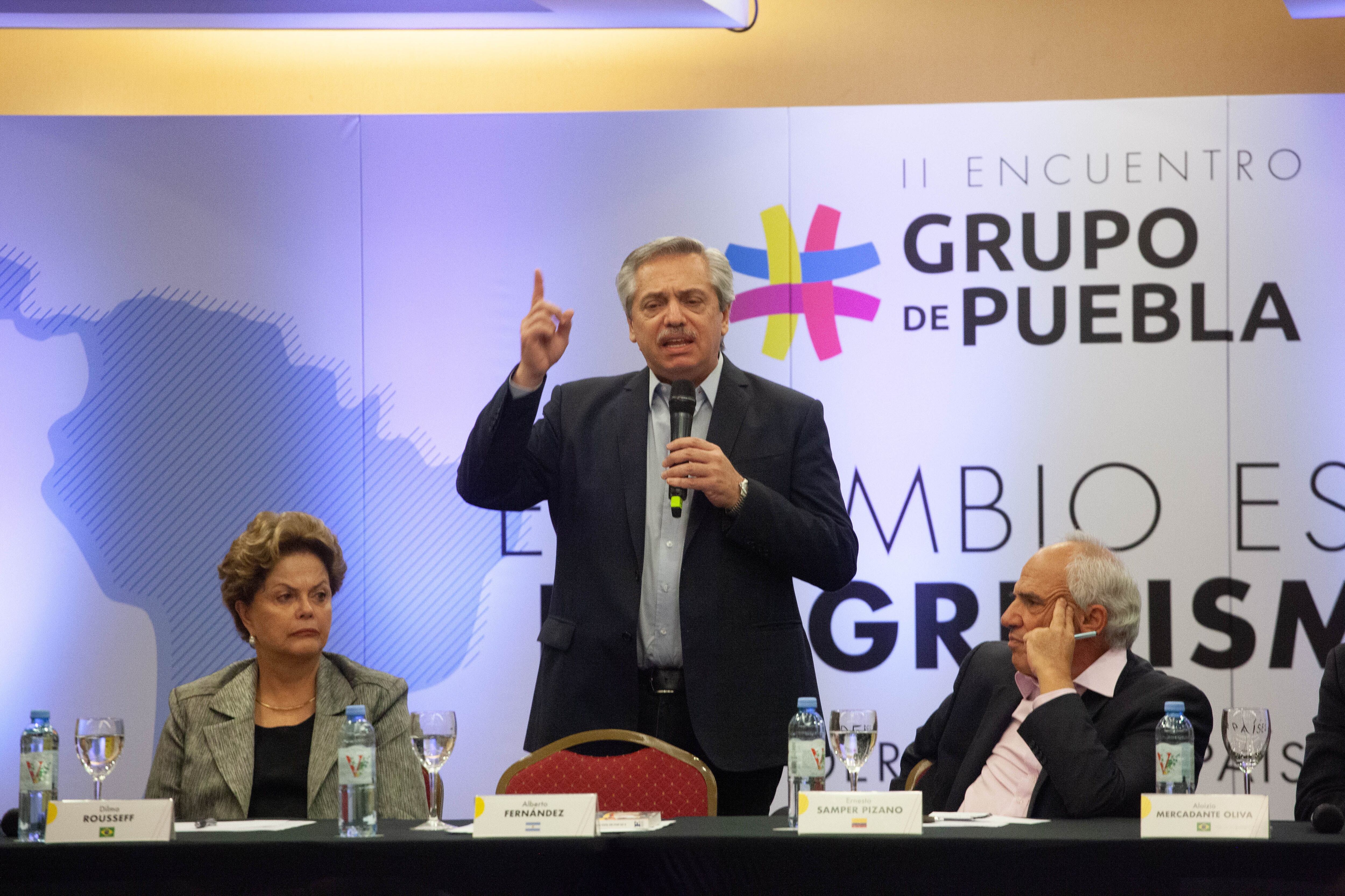 El presidente Alberto Fernández forma parte del Grupo de Puebla (PAULA ACUNZO / ZUMA PRESS / CONTACTOPHOTO) 
