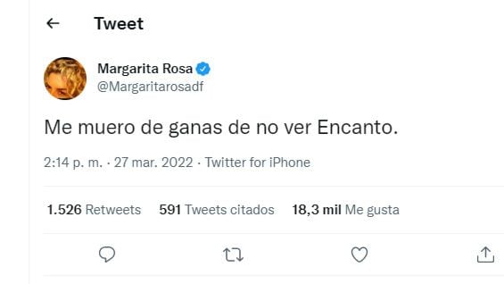 Margarita Rosa par Francisco