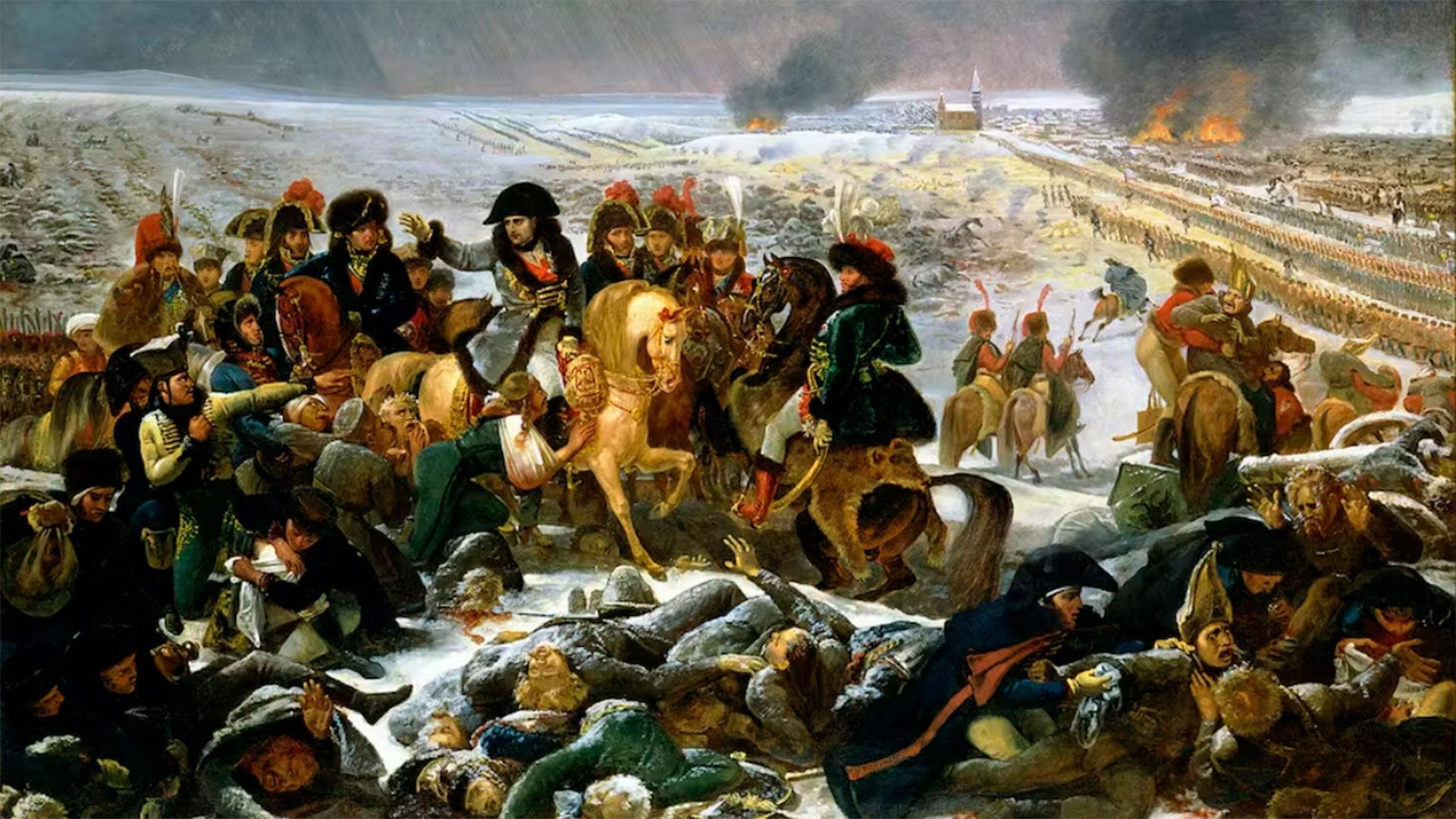 Napoleón en el campo de batalla de Eylau, de Antoine-Jean Gros. Museo de Arte de Toledo