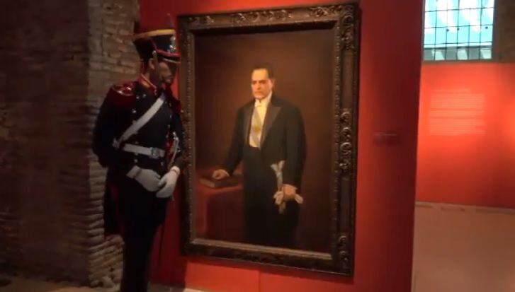El cuadro de Hipólito Yrigoyen en el Museo de la Casa Rosada