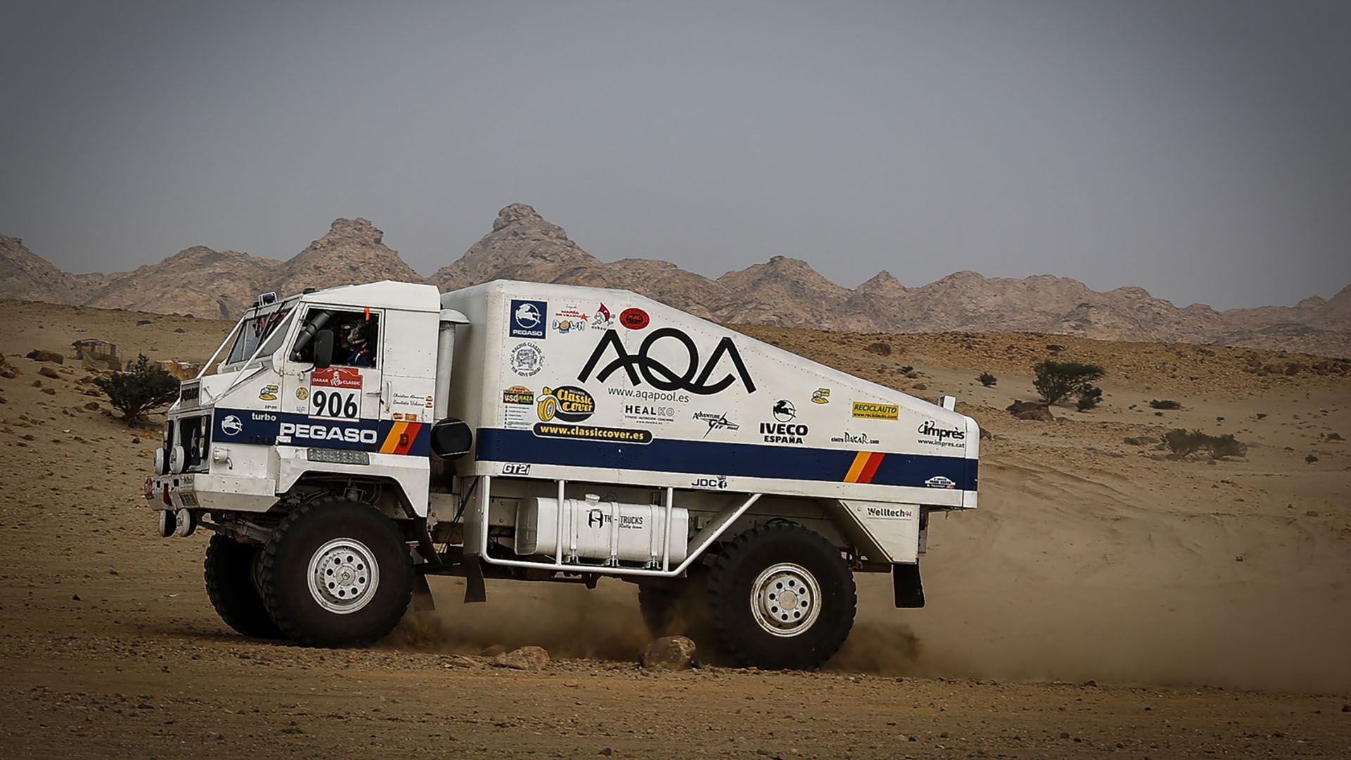 Camión Pegaso en el Rally Dakar