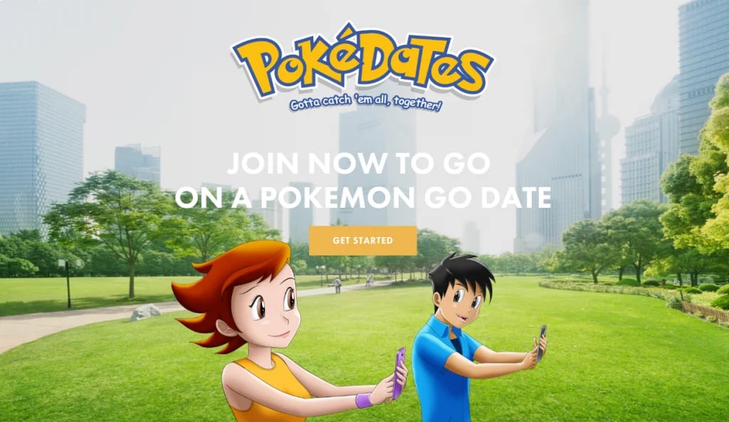 PokéDates pone en contacto a los jugadores y les organiza una cita en un gimnasio o parada Pokémon (PokéDates)