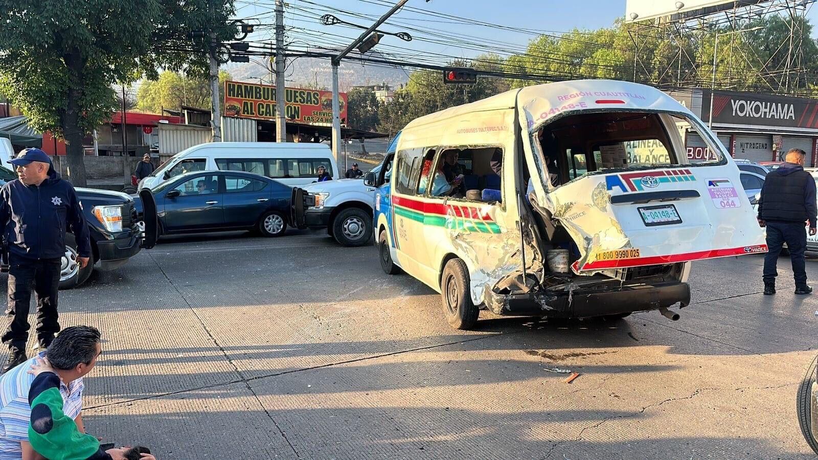 Accidente vial en Coacalco, Edomex