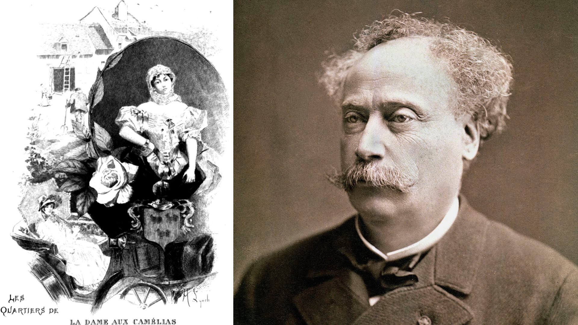 Alexandre Dumas (h) y "La Dama de las camelias"