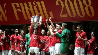Rooney se consagró campeón de la Champions League con el Manchester United