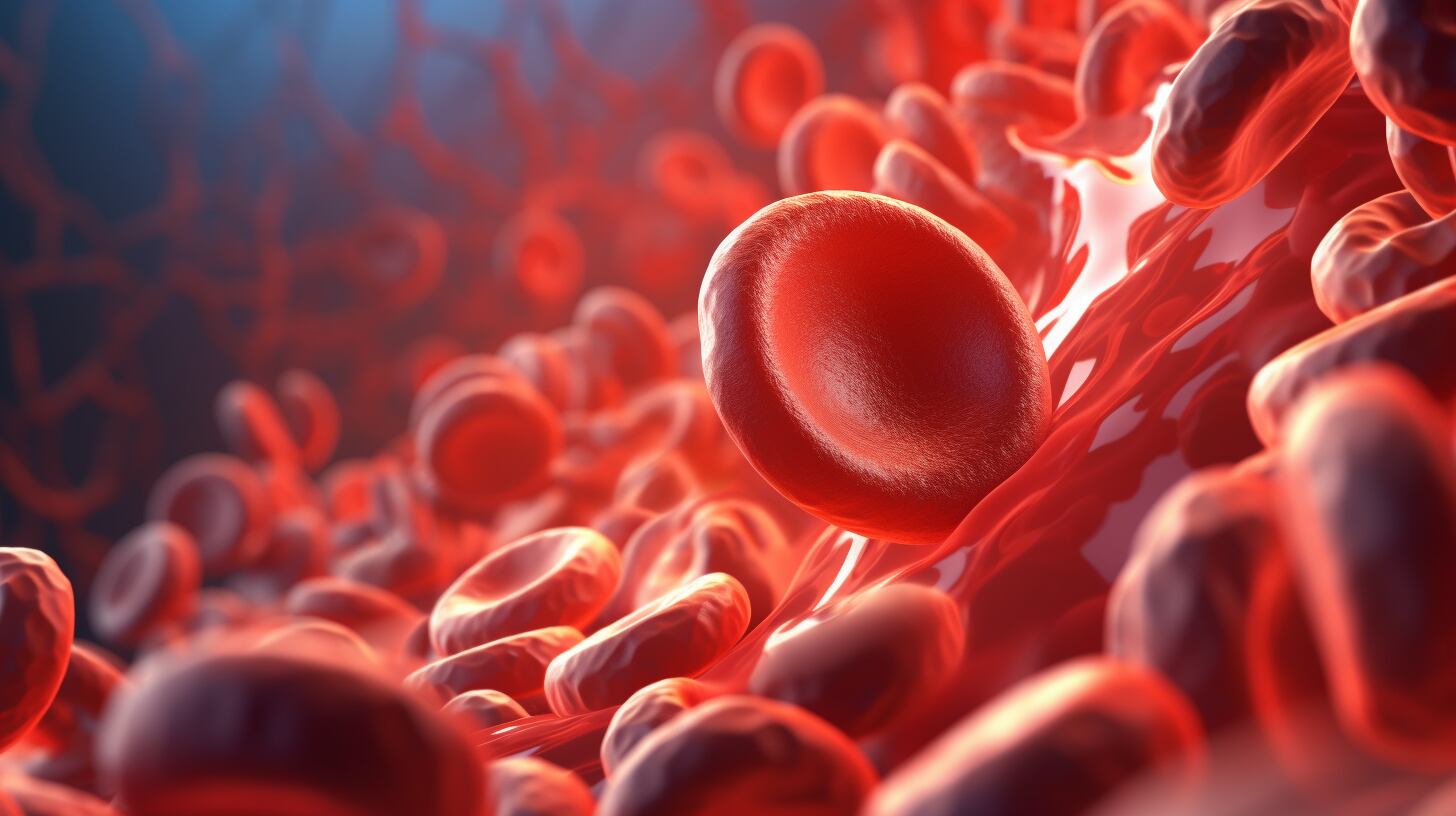 Globulos rojos, arteria, vía sanguínea, colesterol, salud, cardiología, sangre, flujo bloqueado - Imagen Ilustrativa Infobae