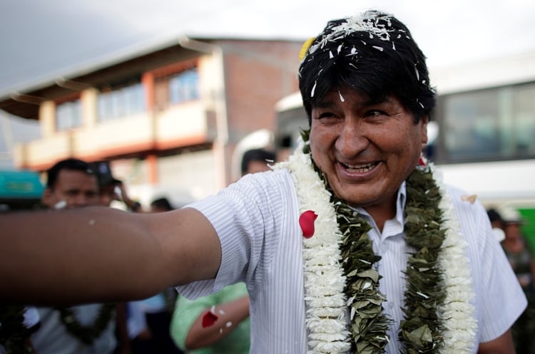 Evo Morales busca su tercera reelección