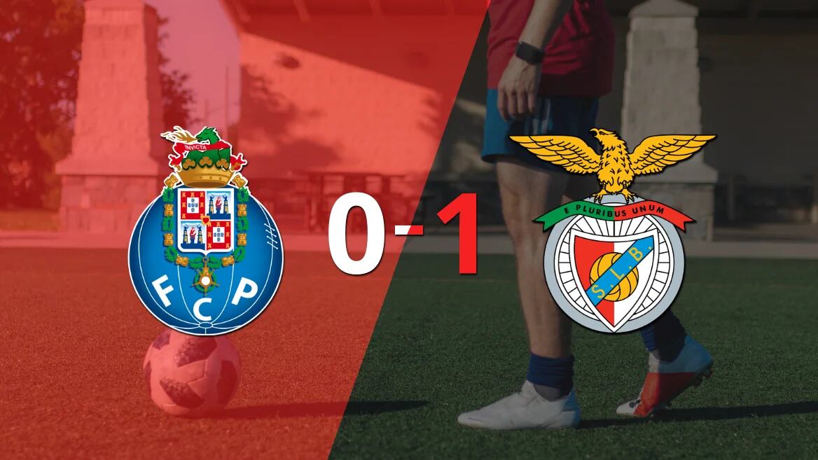 Benfica se quedó con el triunfo en una difícil visita a Porto