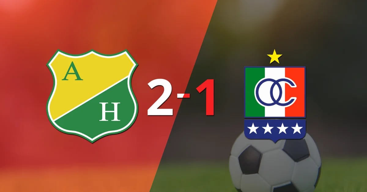 Gustavo Britos scores a brace in Huila's 2-1 win over Once Caldas