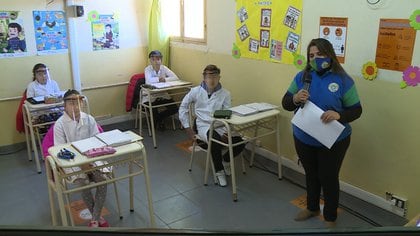 San Luis reanudó las clases presenciales en algunas escuelas rurales