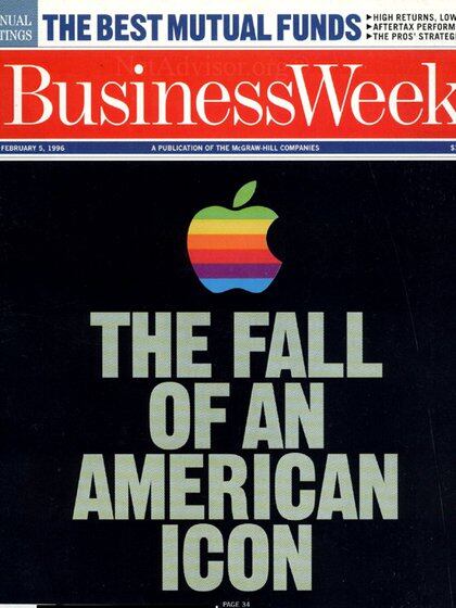 The celebrated cover of Bloomberg Business Week on February 5, 1996