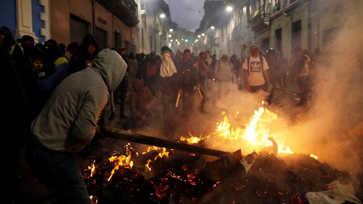 Protestas en Ecuador