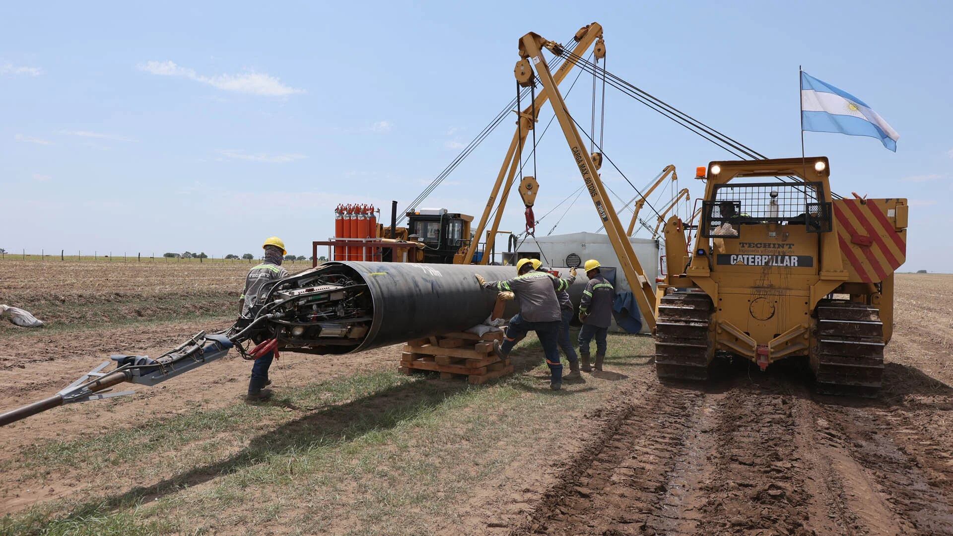 Construcción del Gasoducto Presidente Néstor Kirchner