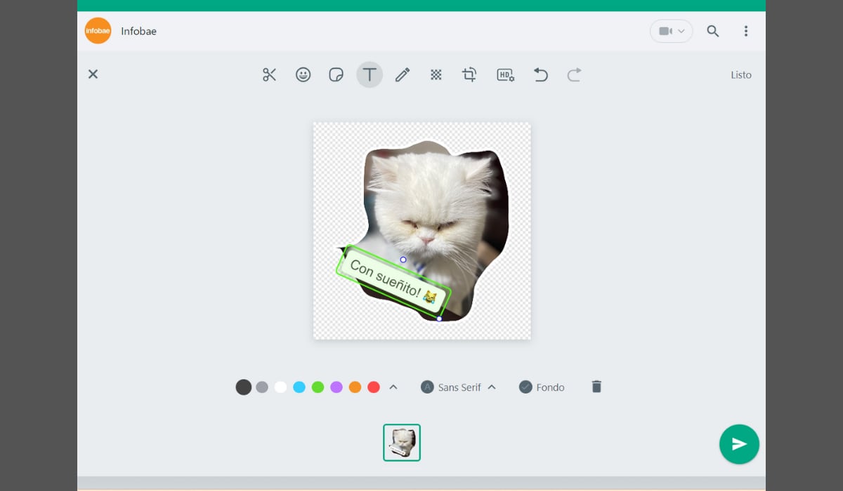 Es posible crear stickers en WhatsApp desde su versión web.