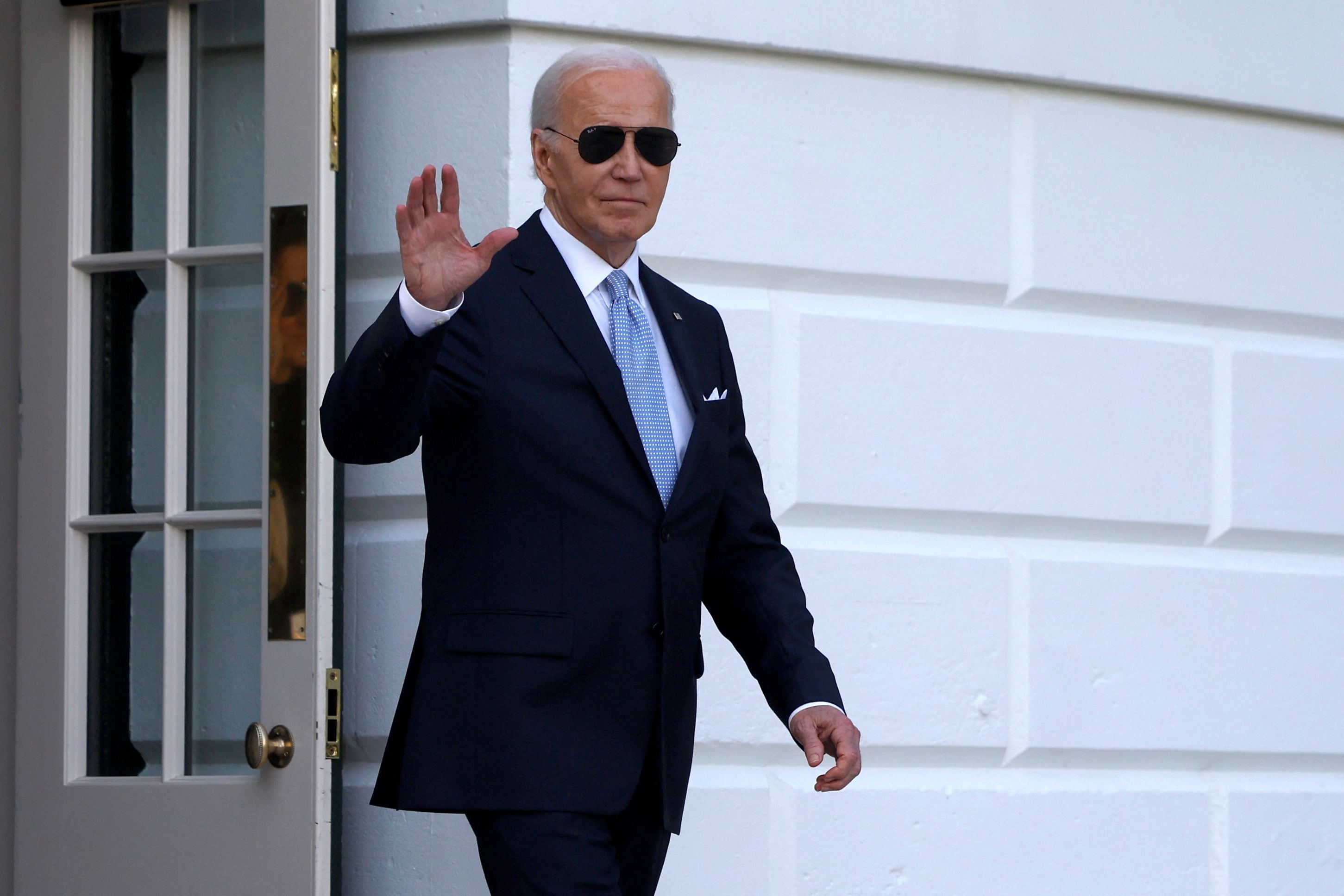 Joe Biden abandona la Casa Blanca para volar hasta Delaware, adonde protagonizará un acto oficial