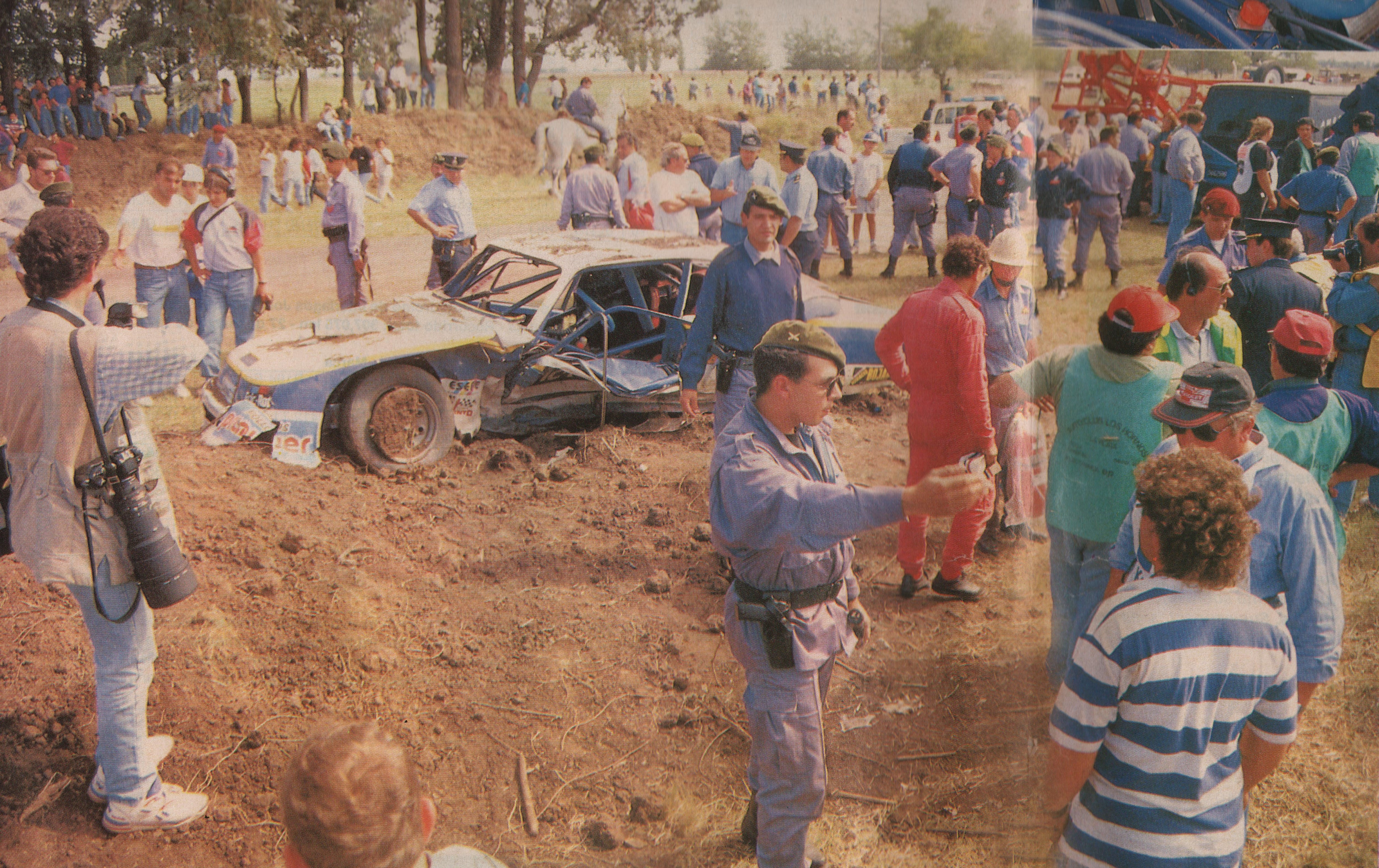 Así quedó el Chevrolet de Morresi tras su fatal accidente (archivo CORSA)