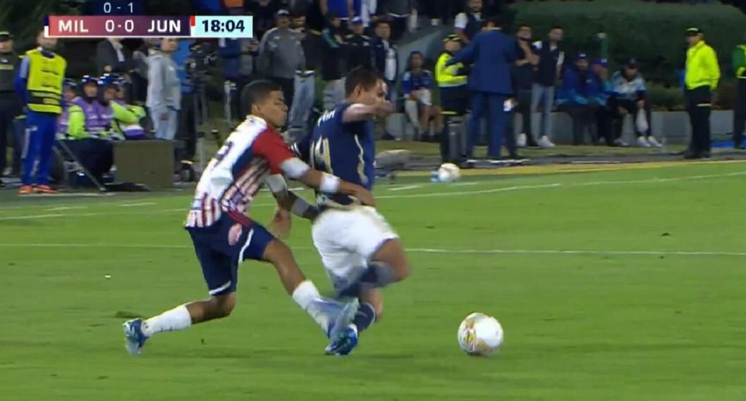 La polémica arbitral que tuvo Wilmar Roldán en la final de la Superliga Millonarios vs. Junior - crédito Win Sports