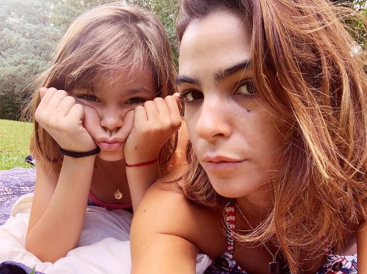 La actriz publicó una foto junto a su hija Muna (Foto: Instagram de Agustina Cherri)