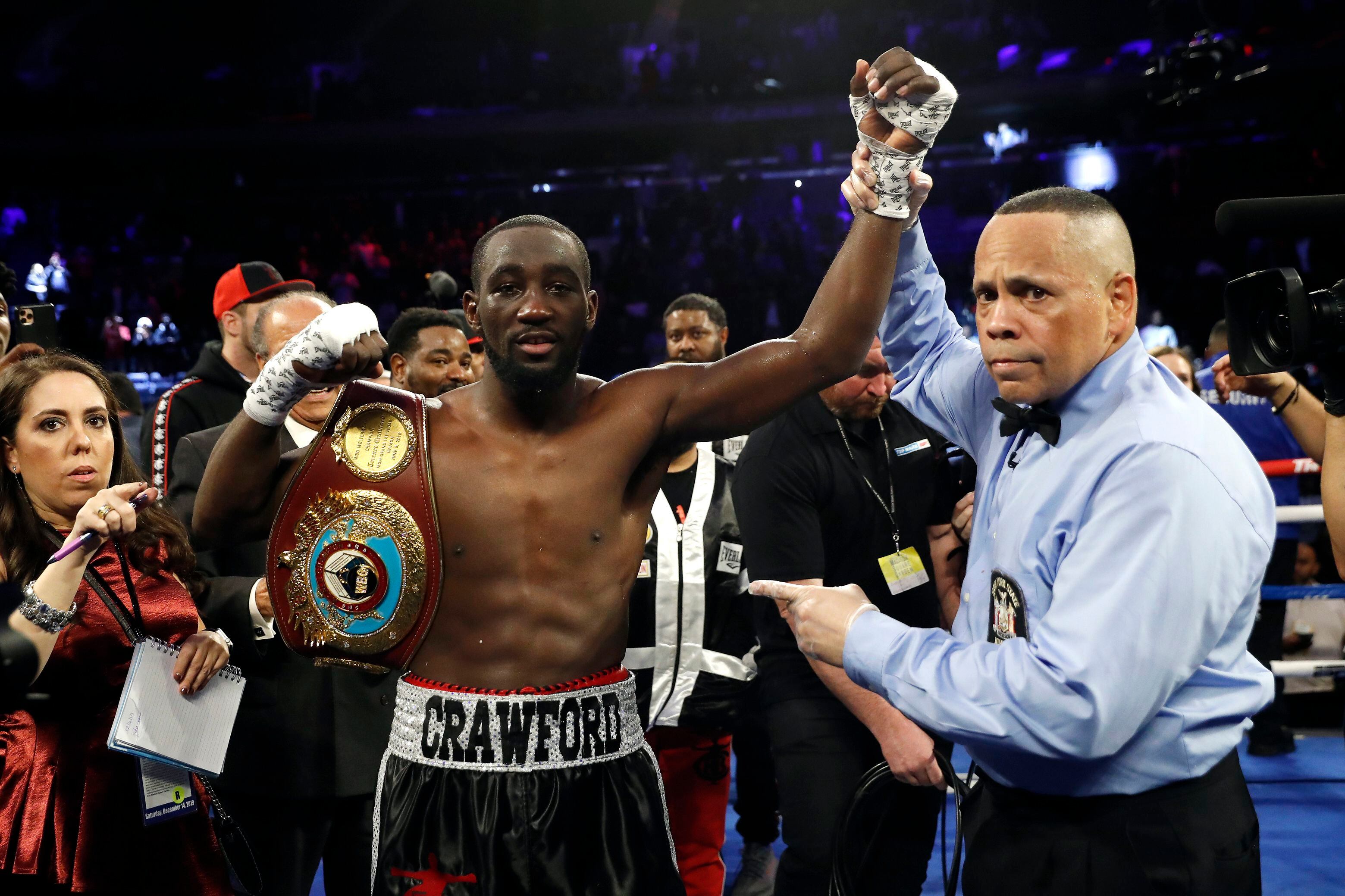 Terence Crawford appears in second place on ESPN's Ranking of the World's Best Libra-for-Pounds.  (Photo: AP Photo / Michael Owens)