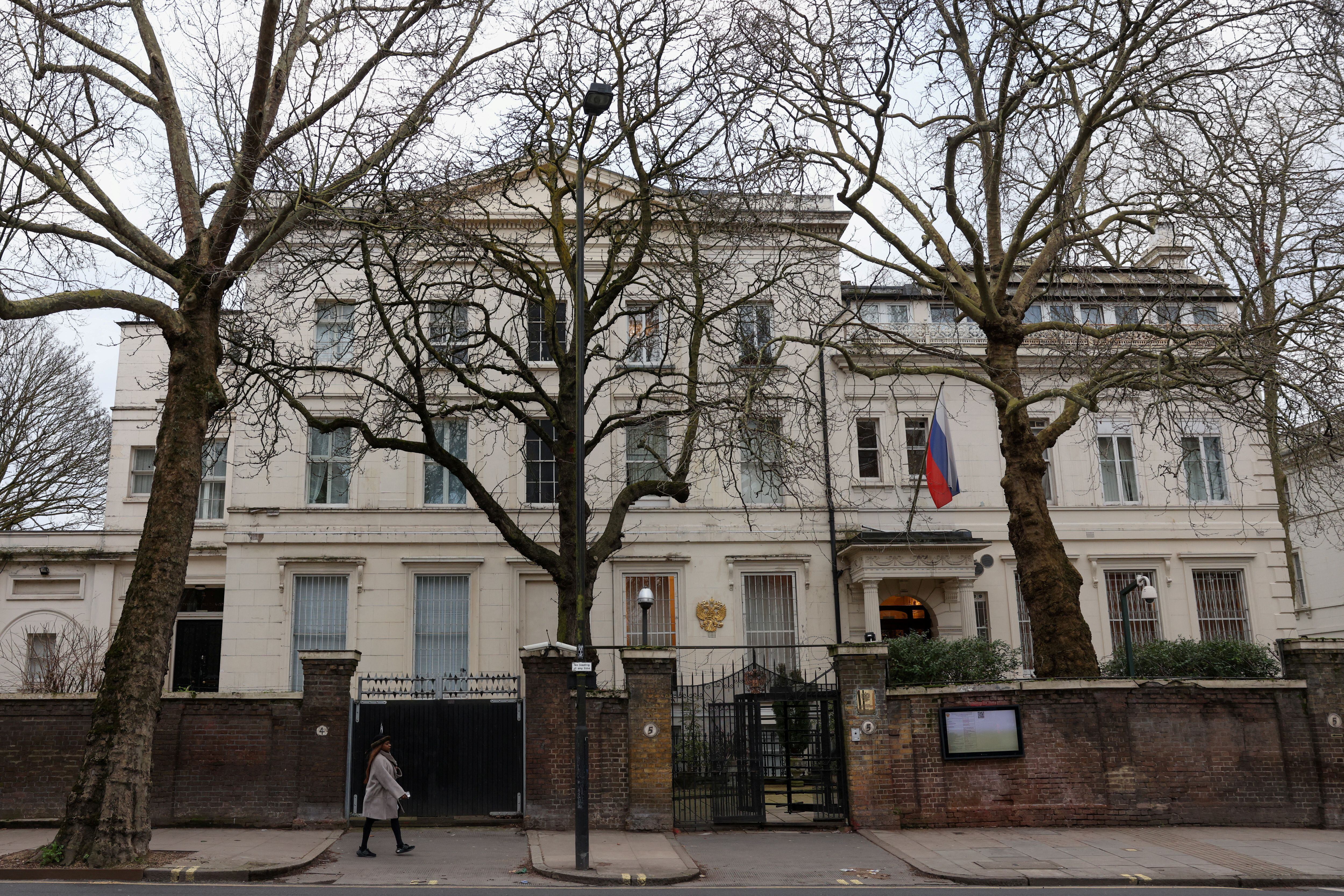 La embajada rusa en Londres (REUTERS/Hollie Adams)