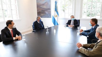 Alberto Fernández y los gobernadores de la UCR