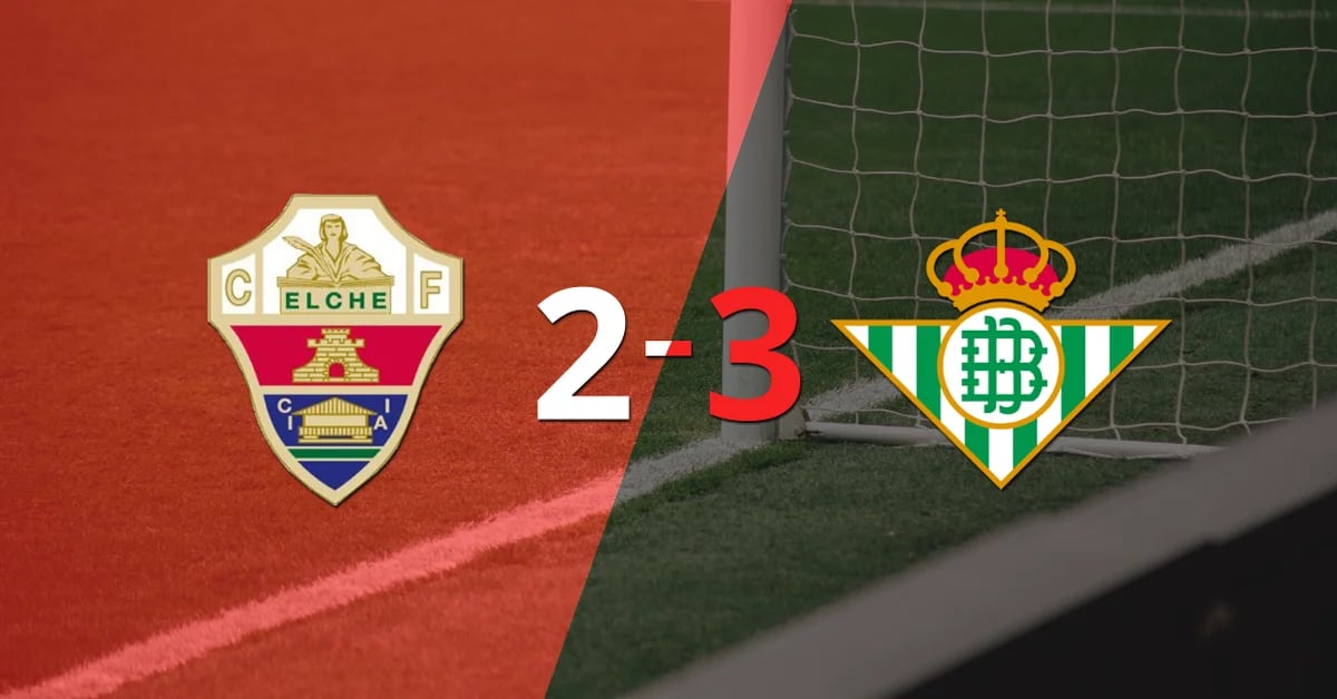 Betis beat Elche by the slightest difference