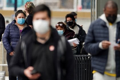 Centro de vacunación en Manhattan (Reuters)