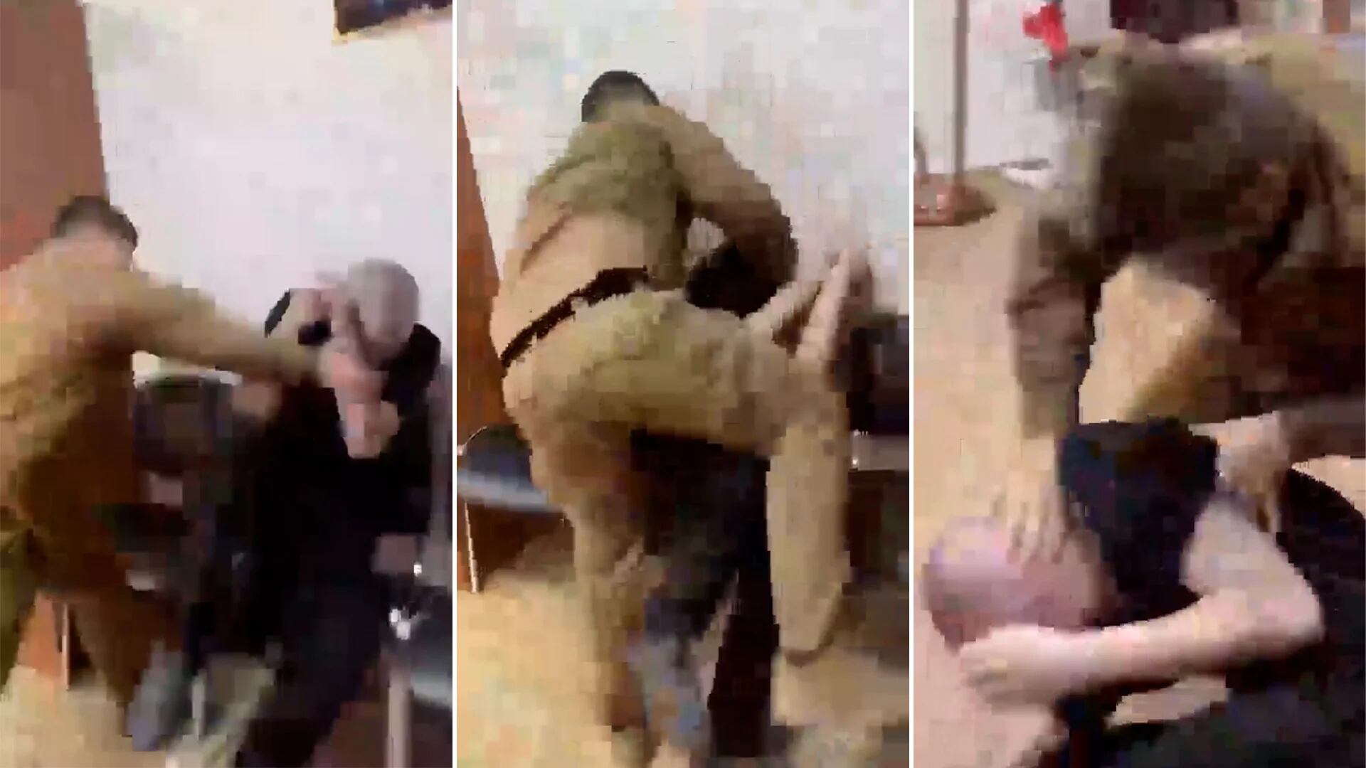 Ramzan Kadyrov publicó un vídeo de su hijo Adam golpeando a un acusado de quemar el Corán