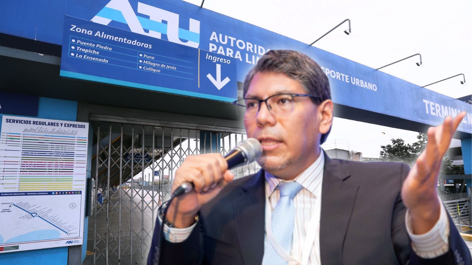 José Aguilar Reátegui es presidente ejecutivo de la Autoridad de Transporte Urbano (ATU).