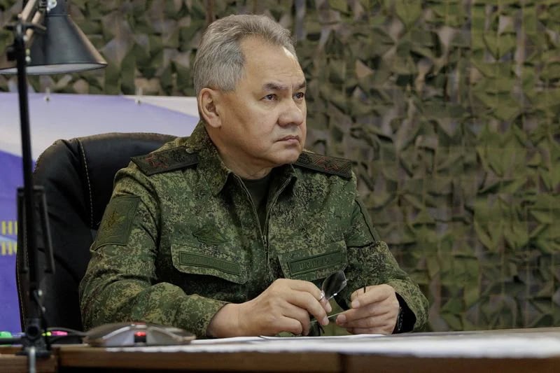 El ministro de Defensa ruso Sergei Shoigu (via Reuters)