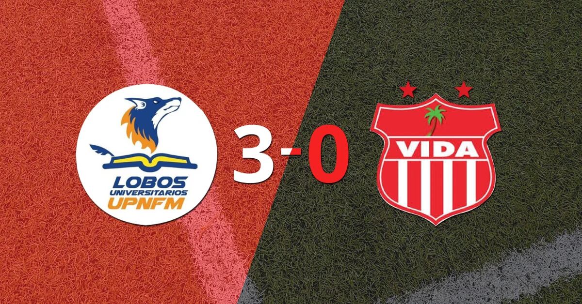 Lobos UPNFM overtook Vida 3-0