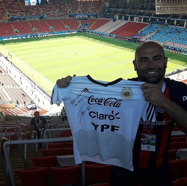 El orgullo de acompañar a la Selección en Moscú