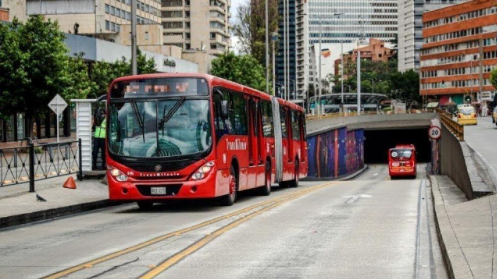 El sistema de transporte público de Bogotá se vio obligado a suspender sus operaciones en varias estaciones de la troncal de la Av. Caracas - crédito Alcaldía de Bogotá