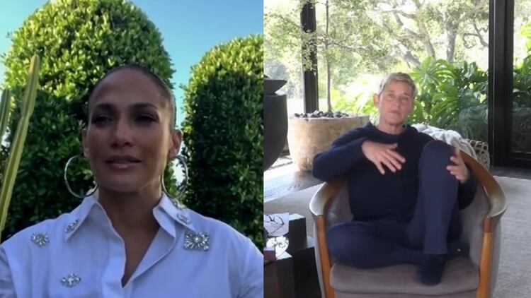 Así lo reveló Jennifer Lopez en el programa de su amiga Ellen DeGeneres. (Foto: TheEllenShow - captura de pantalla)