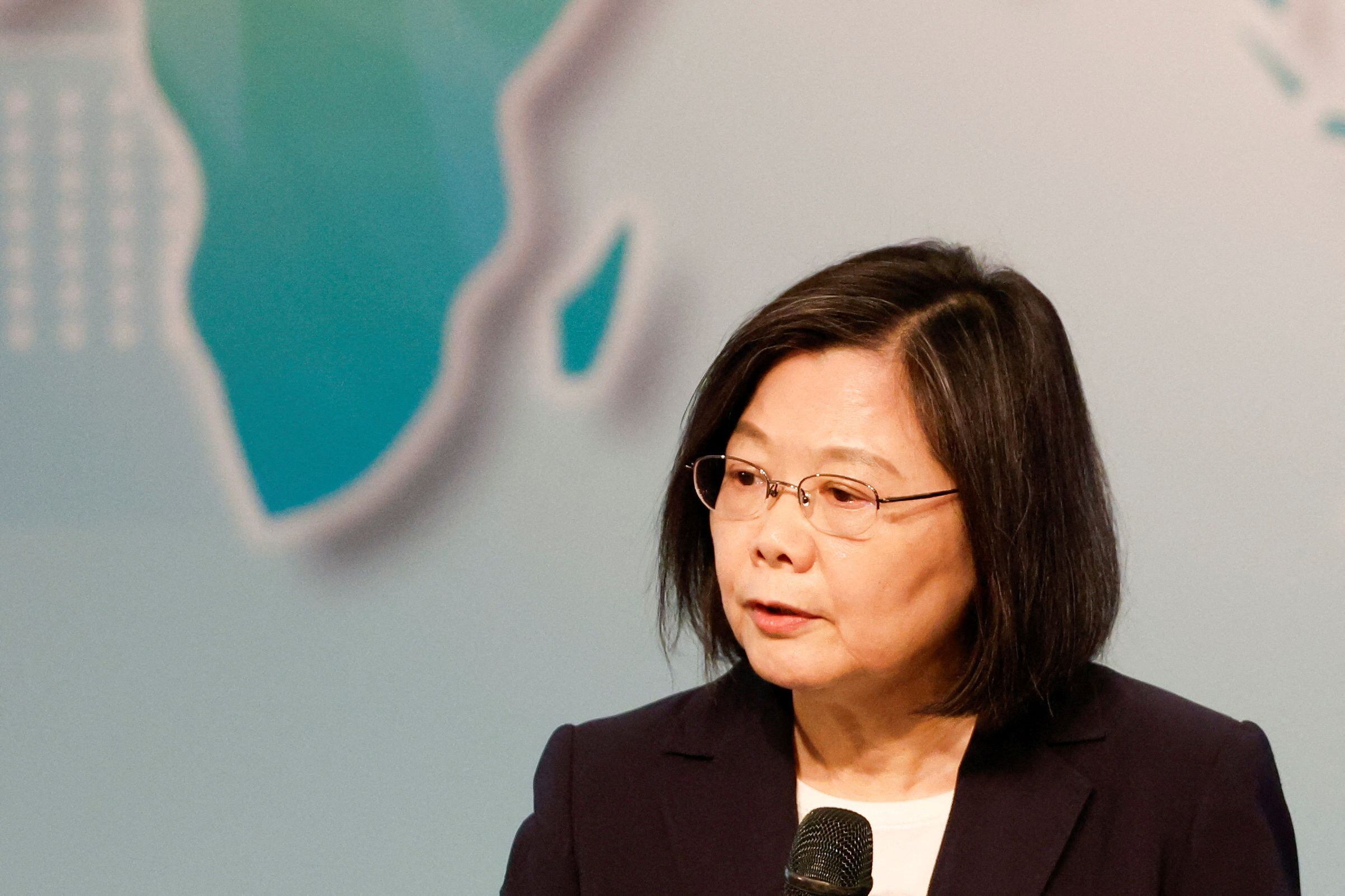 La presidenta de la isla autogobernada de Taiwán, Tsai Ing-wen. (REUTERS)