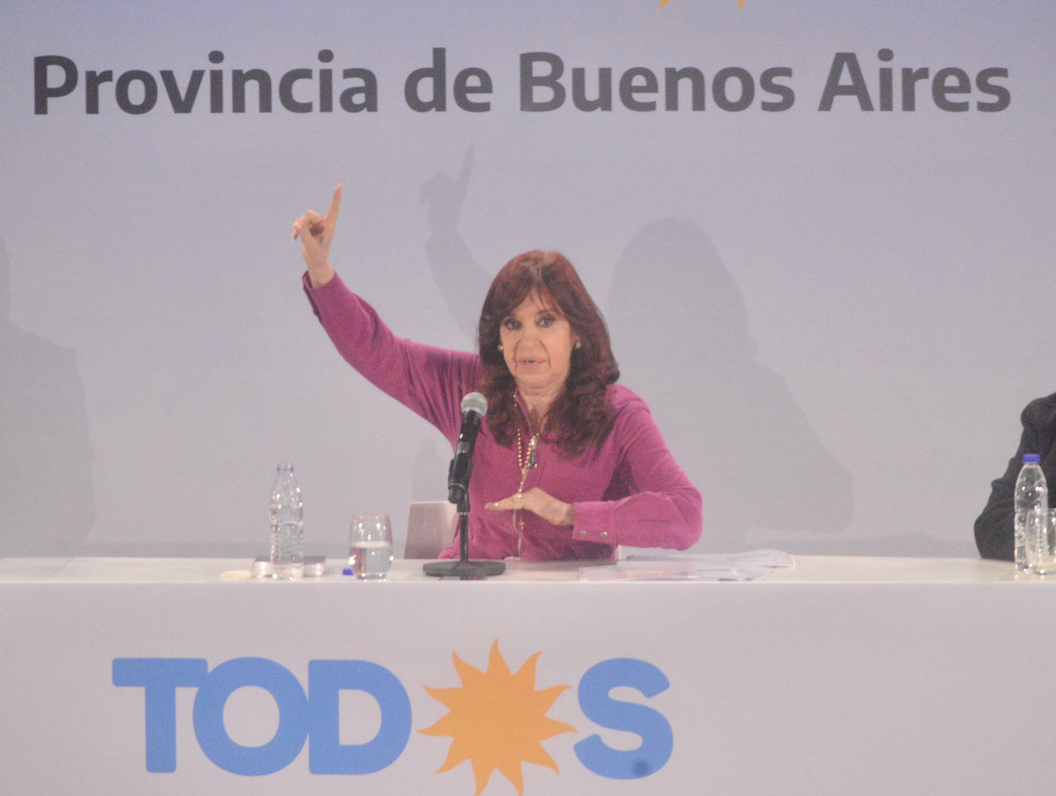 Cristina Kirchner en Ensenada