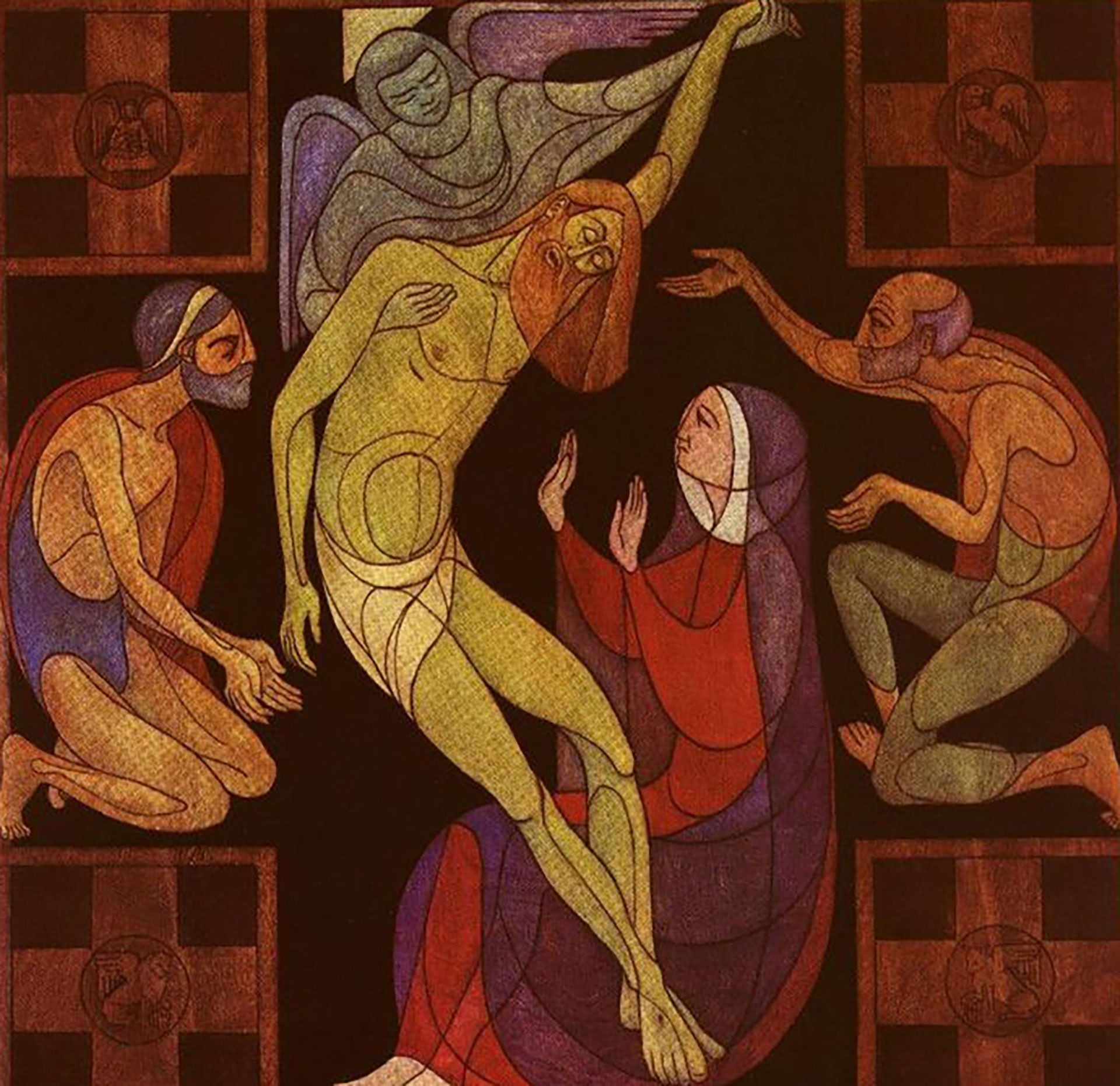 “Descendimiento de Ia cruz”, de Jorge González Badiali, ganó el primer premio de la Primera Bienal de Arte Sacro Contemporáneo