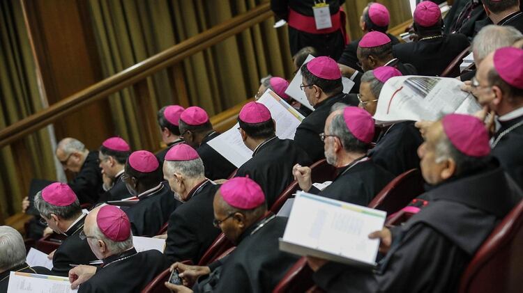 Obispos católicos en la cumbre sobre los abusos sexuales en la Iglesia el 22 de febrero de 2019 en el Vaticano (AFP)