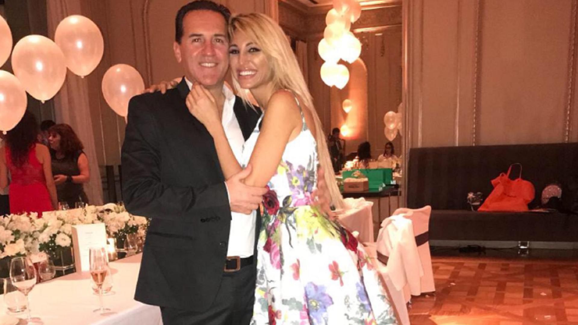 Vicky Xipolitakis y su exmarido Javier Naselli el día de su boda (Instagram)